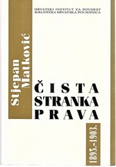 Stjepan Matković: Čista stranka prava, 1895.- 1903.